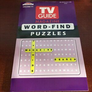 TV Guide Magazine Word-Find Puzzle Book Volume 71 #350